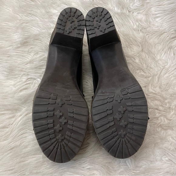 ✨Nicole | Electric Genuine Leather Chunky Platform Fringed Oxford Heels - Picture 10 of 13